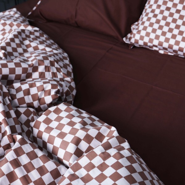 Фото - Комплект постільної білизни MirSon 22-1369 Classic Checkers 220х240 (2200010473827)
